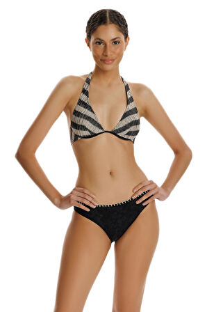 Zeki Diana Siyah Telli Bikini Takımı
