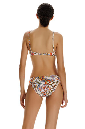 Zeki Beatrice Desenli Bikini Takımı