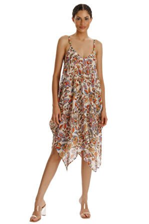 Zeki Uzun Askılı Elbise 