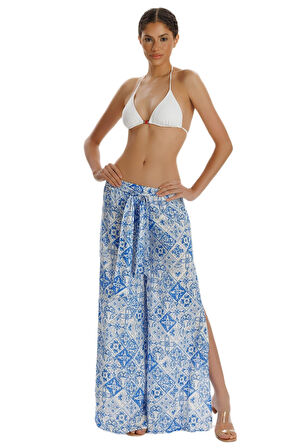 Zeki Desenli Plaj Pantolonu