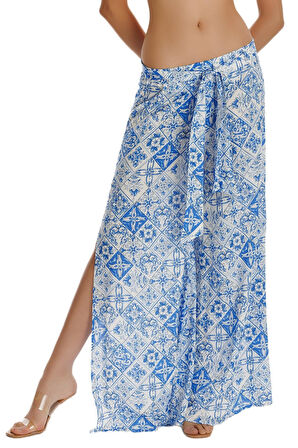 Zeki Desenli Plaj Pantolonu