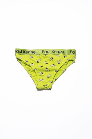 Paul Kenzie x Kurtaran Ev - Desenli Kadın Slip Külot - Dani