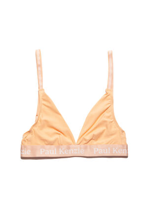 Triangle Spor Bralet - Peach Fuzz