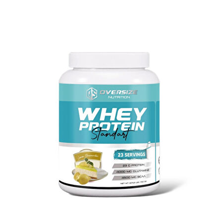  Oversize Nutrition Whey Protein Standart Limonlu Çizkek 760g 23 Servis