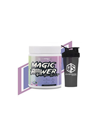 Oversize Nutrition Magic Power Preworkout Yaban Mersini 450g 30 Servis, Antrenman Öncesi, Güç