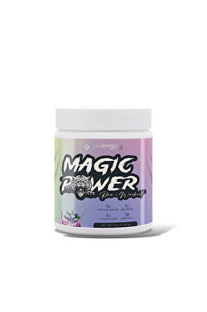 Oversize Nutrition Magic Power Preworkout Yaban Mersini 450g 30 Servis, Antrenman Öncesi, Güç