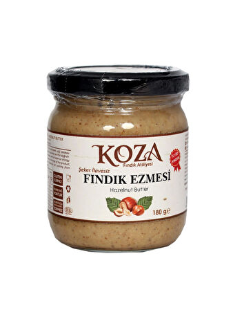 Fındık Ezmesi Şeker İlavesiz 180gr