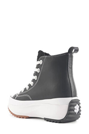 101893217 LAILA WT HI 4PR Siyah Kadın Sneaker Bot