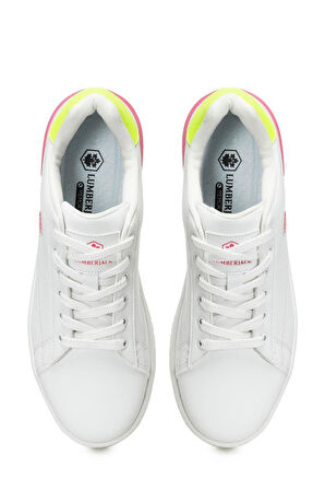 Lumberjack ESEN 4PR 101783063 Kadın Sneaker Ayakkabı Beyaz Pembe 36-40 