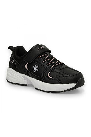 Lumberjack Pol Pu Jr 4Pr Sneaker Siyah-Lila Çocuk Spor Ayakkabı