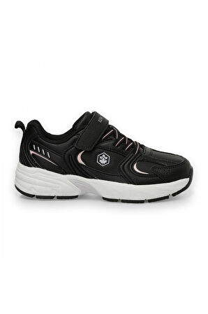 Lumberjack Pol Pu Jr 4Pr Sneaker Siyah-Lila Çocuk Spor Ayakkabı