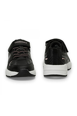 Lumberjack Pol Pu Jr 4Pr Sneaker Siyah-Lila Çocuk Spor Ayakkabı