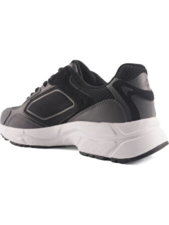 LOTTO DREW 4PR SİYAH FÜME COMFORT CASUAL ANATOMİK SPOR AYAKKABISI