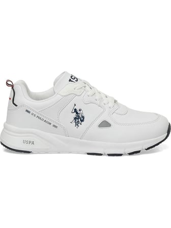 U.S.POLO ASSN VANCE 4PR BEYAZ UNİSEX ANATOMİK GÜNLÜK SPOR AYAKKABISI