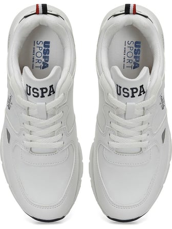 U.S.POLO ASSN VANCE 4PR BEYAZ UNİSEX ANATOMİK GÜNLÜK SPOR AYAKKABISI