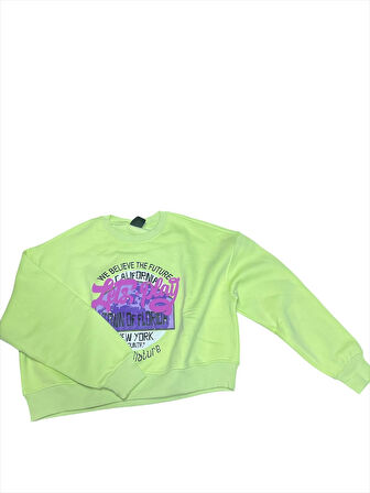 Lumberjack 4W Wl Bonnı 16Ss507 4Pr Lıme Lıme Sweatshırt