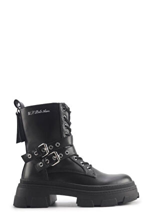 U.S. Polo Assn. ASSO 4PR 101914222 Kadın Bot Siyah 36-40 