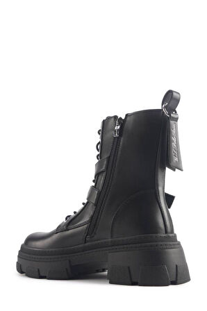 U.S. Polo Assn. ASSO 4PR 101914222 Kadın Bot Siyah 36-40 