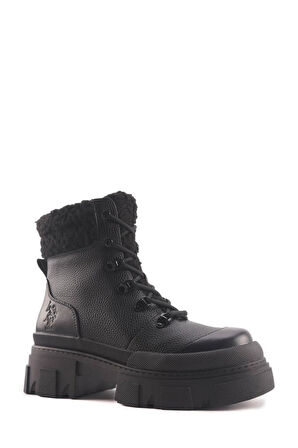 U.S. Polo Assn. ALLY 4PR 101914215 Kadın Bot Siyah 36-40 