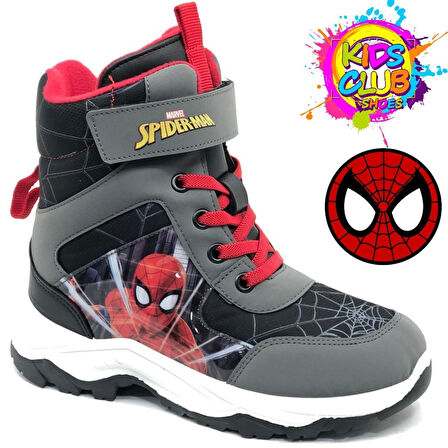 Spiderman Svet Ortopedik Kaymaz Taban Unisex Kar Botu Çocuk Bot