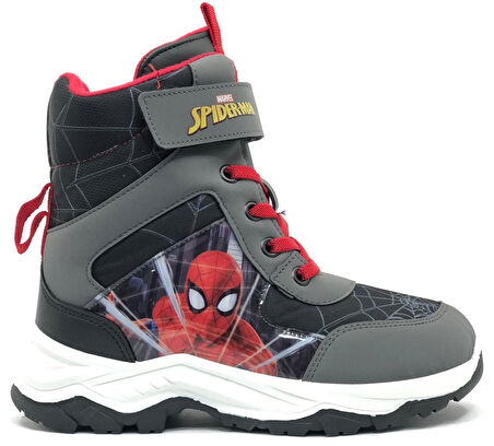 Spiderman Svet Ortopedik Kaymaz Taban Unisex Kar Botu Çocuk Bot