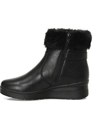 POLARİS 166605 4PR FERMUARLI KÜRKLÜ ANATOMİK KISA DÜZ BOT