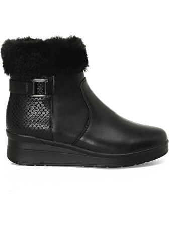 POLARİS 166605 4PR FERMUARLI KÜRKLÜ ANATOMİK KISA DÜZ BOT