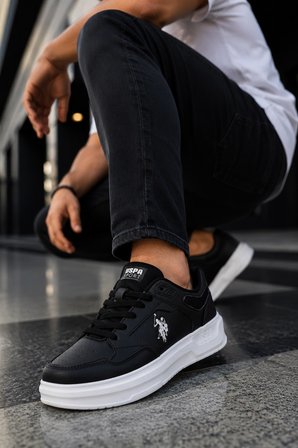 U.S. Polo Assn. Alucard Cilt Erkek Sneaker Spor Ayakkabı
