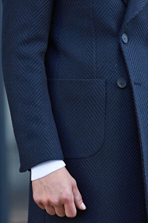 Erkek Kruvaze Kaban-KAV7204W