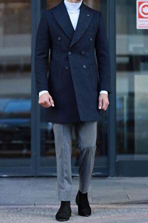 Erkek Kruvaze Kaban-KAV7204W