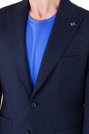 Gofre Kumaştan Üretilmiş Erkek Jogger Takım Elbise-KAW1800S