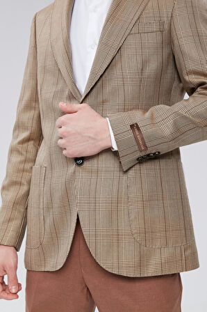 Konforlu Erkek Slim Fit Ceket