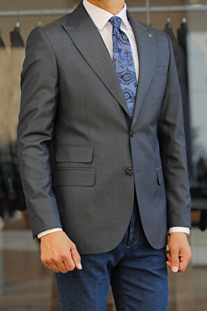 Dayanıklı ve Şık Erkek Slim Fit Ceket