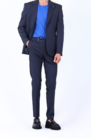 Gofre Kumaştan Üretilmiş Erkek Jogger Takım Elbise-KAW1800S