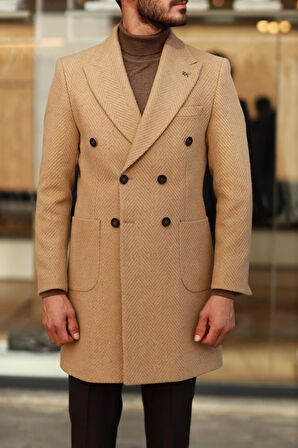 Erkek Kruvaze Kaban-KAV7204W