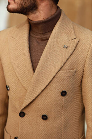 Erkek Kruvaze Kaban-KAV7204W