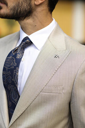 Şık Yünlü Erkek Slim Fit Ceket