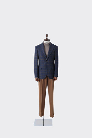 Modern Slim Fit Dar Kesim Yün Erkek Ceket
