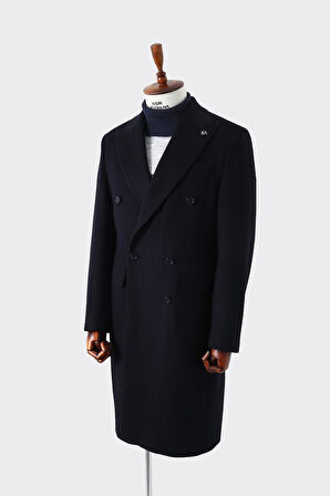 Erkek Kışlık Kruvaze Kaban - Sıcak ve Şık Tasarım