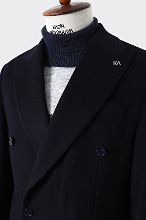 Erkek Kışlık Kruvaze Kaban - Sıcak ve Şık Tasarım