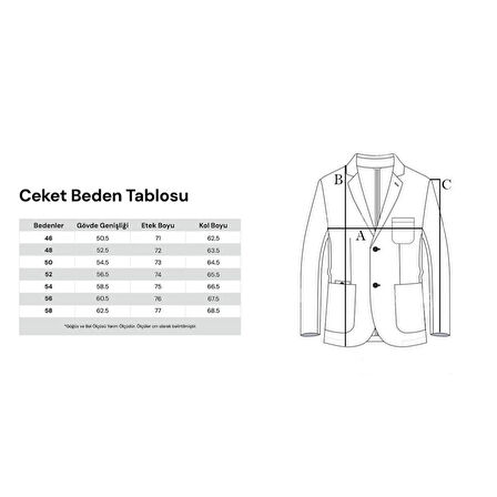 Zarif Tasarımlı Erkek Kruvaze Ceket-KAW5256W