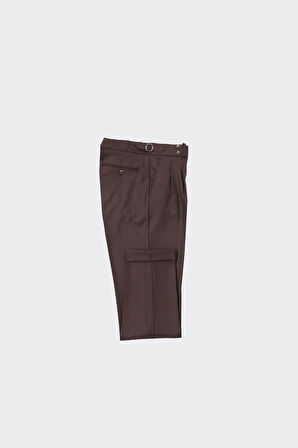 Modern Çift Pileli Erkek Pantolon