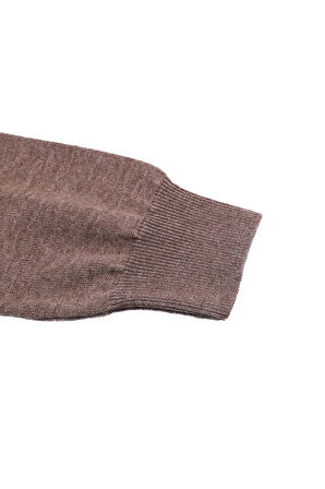 Slim Fit Kesim Modern Erkek Pamuklu Tam Balıkçı Yaka Triko Kazak-KAV6400W