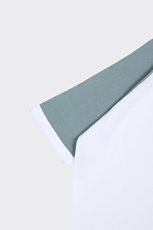 Fermuarlı Polo Yaka Kısa Kol Erkek T-Shirt