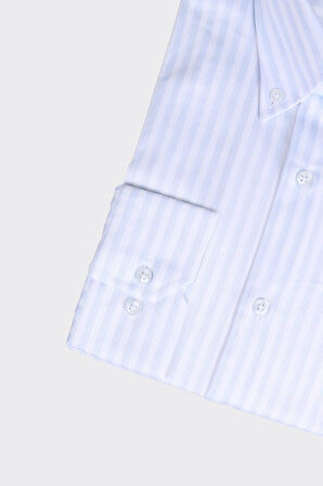 Yaka Düğmeli Erkek Gömlek-KAX4663S