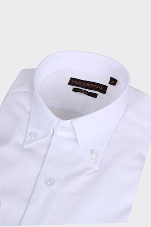 Yaka Düğmeli Erkek Gömlek-KAX4665S