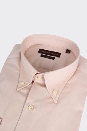 Yaka Düğmeli Erkek Gömlek-KAX4665S