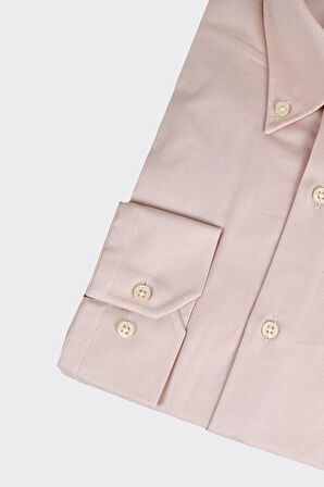 Yaka Düğmeli Erkek Gömlek-KAX4665S