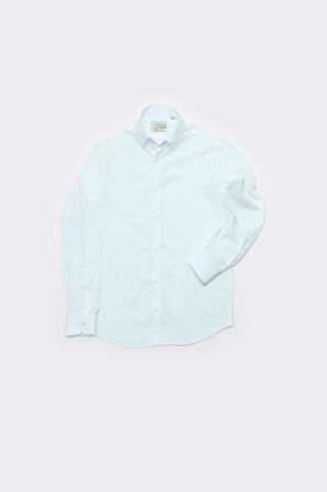 Yaka Düğmeli Erkek Gömlek-KAX4669S