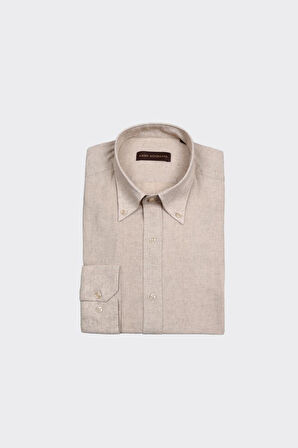 Yaka Düğmeli Erkek Gömlek-KAX4669S